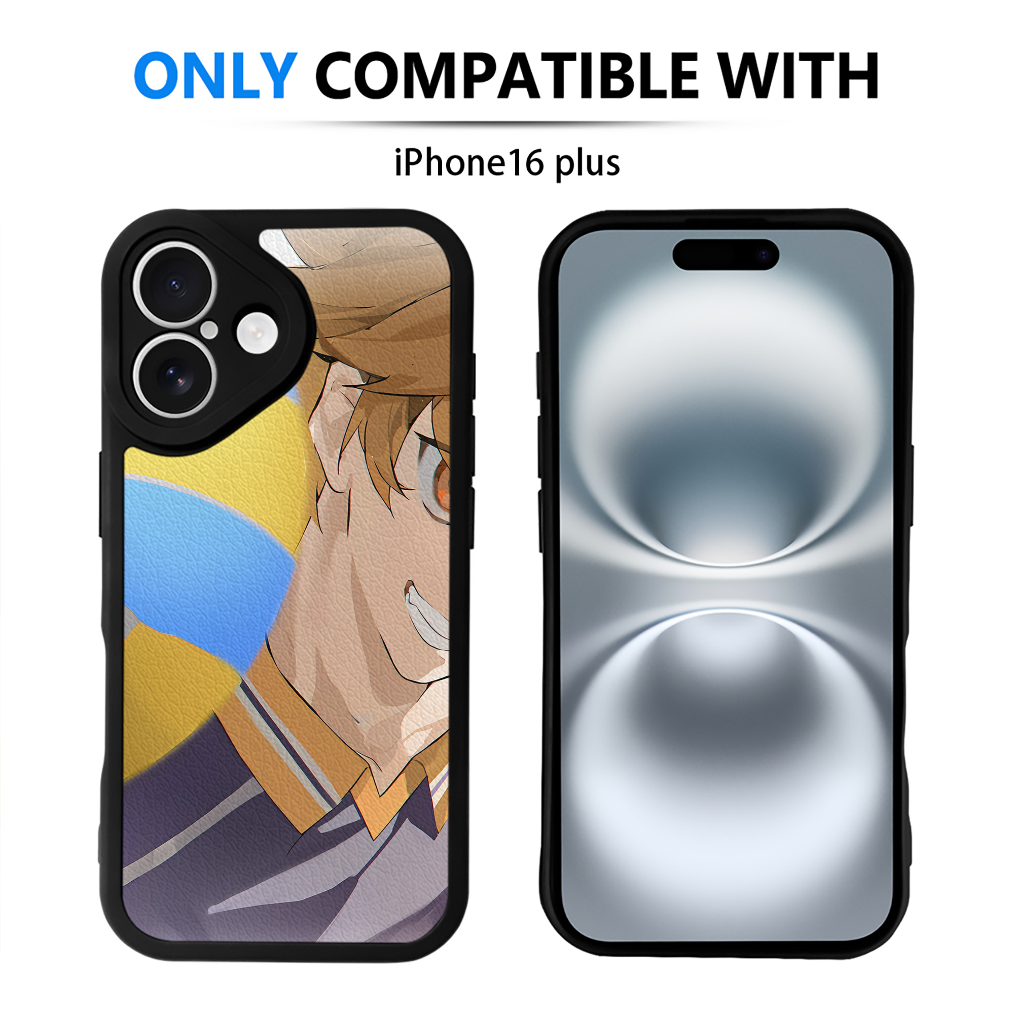 （画像用） ハイキュー!! Haikyu!! 【iPhone 16シリーズ対応】シリコンスマホケース（レザー調） 材質：シリコン